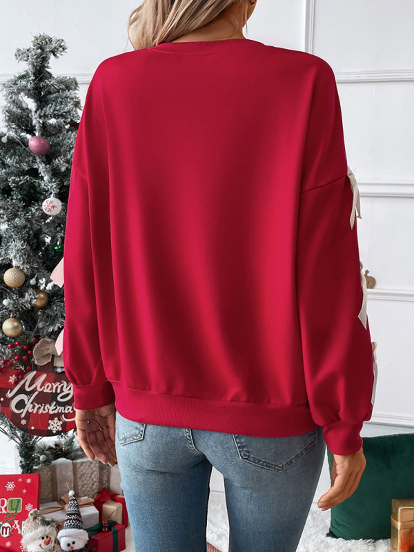 Jessica | Weihnachts-Rundhals Pullover für Damen