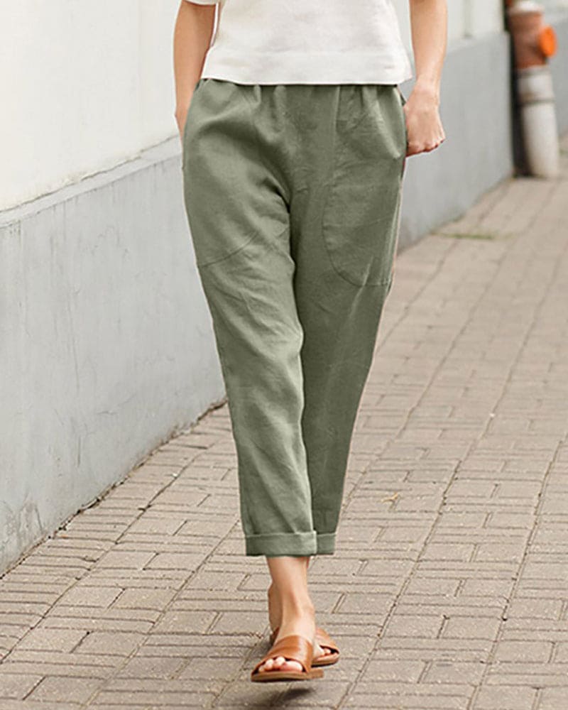 Tamara | Relaxed Fit Hose - Atmungsaktives, leichtes Gewebe