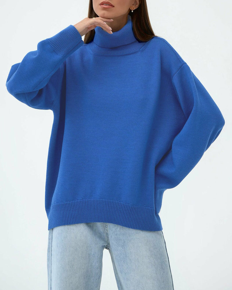 Annemarie | Damen Oversize Rollkragenpullover