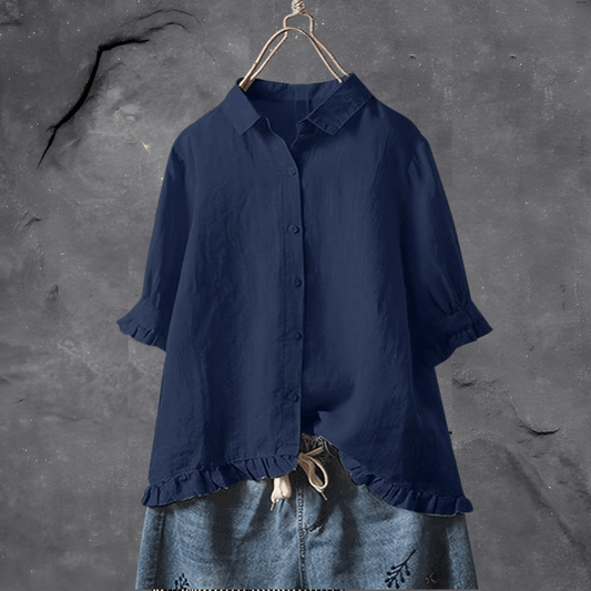 Sara | Elegante Button-Down-Bluse