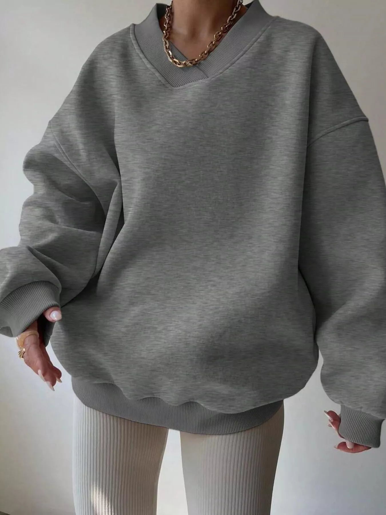 Senta | Winter Oversize V-Pullover
