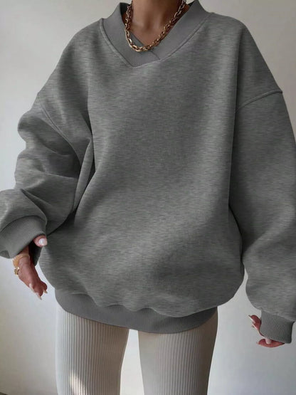 Senta | Winter Oversize V-Pullover