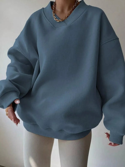Senta | Winter Oversize V-Pullover
