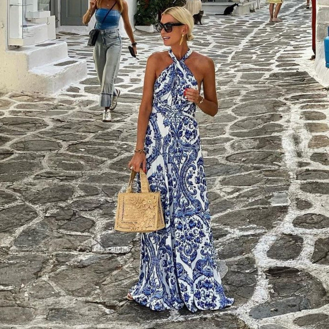 Lore | Elegantes Neckholder-Maxi-Kleid für jeden Anlass