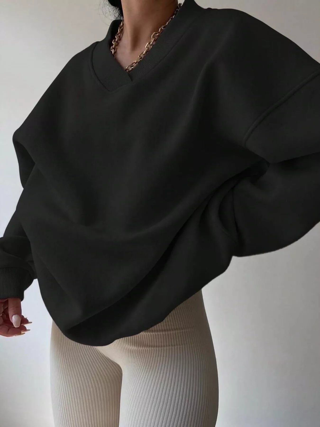 Senta | Winter Oversize V-Pullover