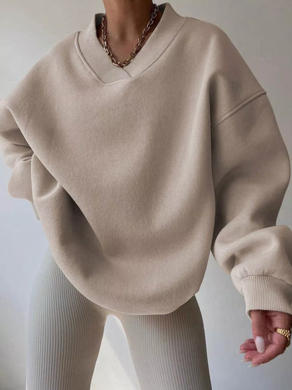 Senta | Winter Oversize V-Pullover