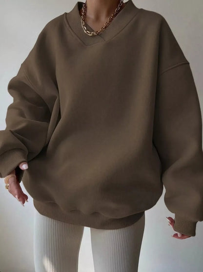 Senta | Winter Oversize V-Pullover