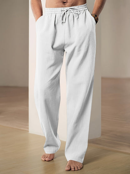 Andreas | Relaxed Fit Drawstring Pants für Männer - Bequeme, leichte Freizeitkleidung