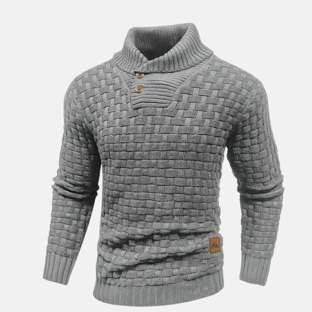 Bastian | Herren Schalkragen Pullover