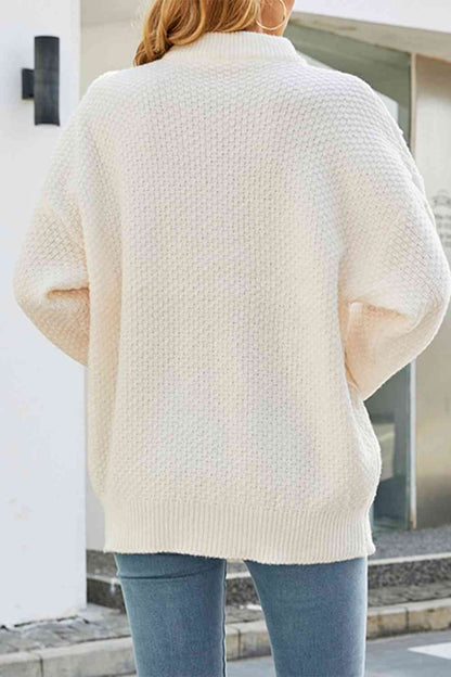 Rebecca | Oversize Zopfstrickpullover Damen