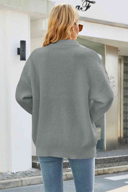 Rebecca | Oversize Zopfstrickpullover Damen