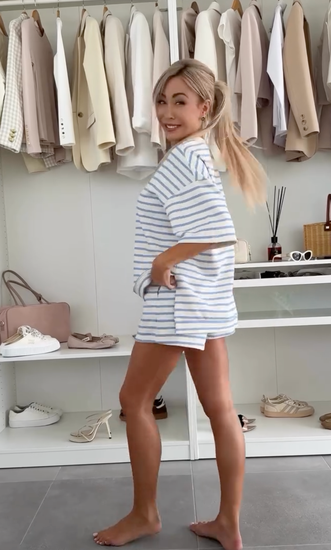 Linda | Stilvolles gestreiftes Sommerset für ultimativen Komfort