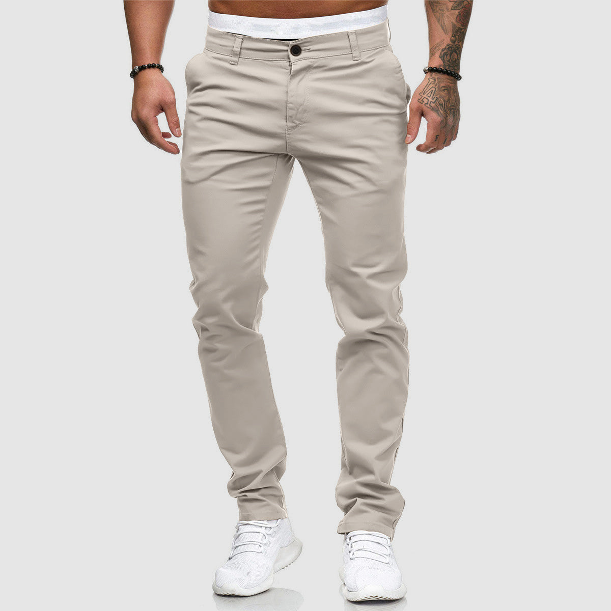 Kurt | Herren Casual Slim Fit Straight Leg Hose