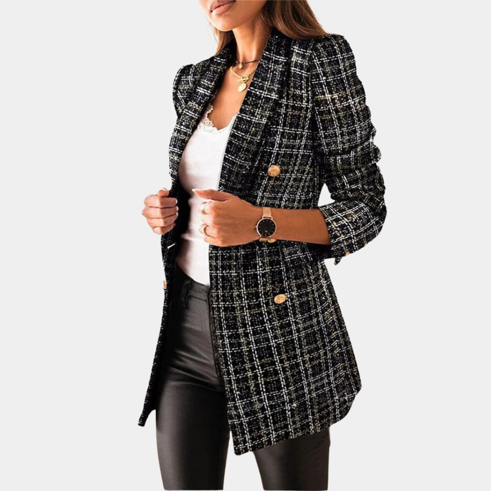 Hilda | Damen Longline Zweireihiger Blazer