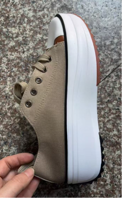 Elisa | Plateau-Sneakers aus Kunstleder mit erhöhtem Komfort für Frauen