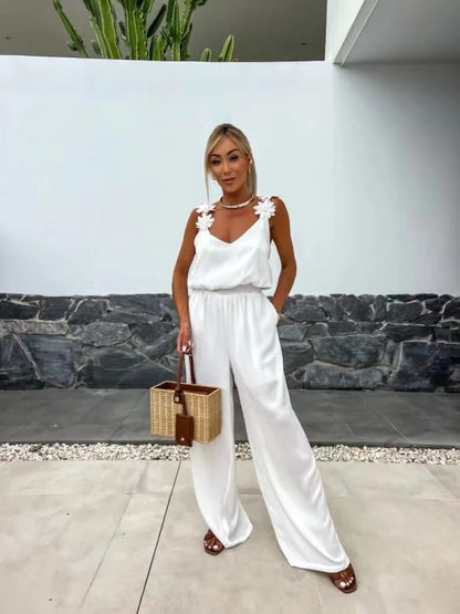 Valentina | Geblümter Jumpsuit mit elegantem Design