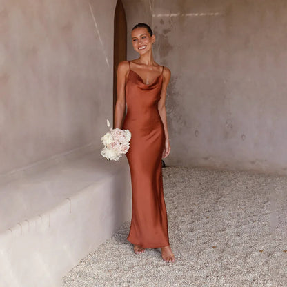 Klara | Maxikleid mit Rundhalsausschnitt für alle Anlässe