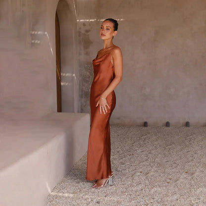 Klara | Maxikleid mit Rundhalsausschnitt für alle Anlässe