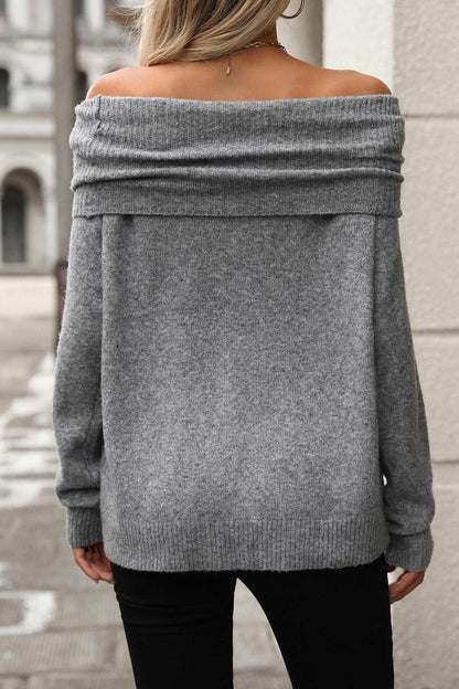 Zoé | Wasserfallkragen Pullover für Damen