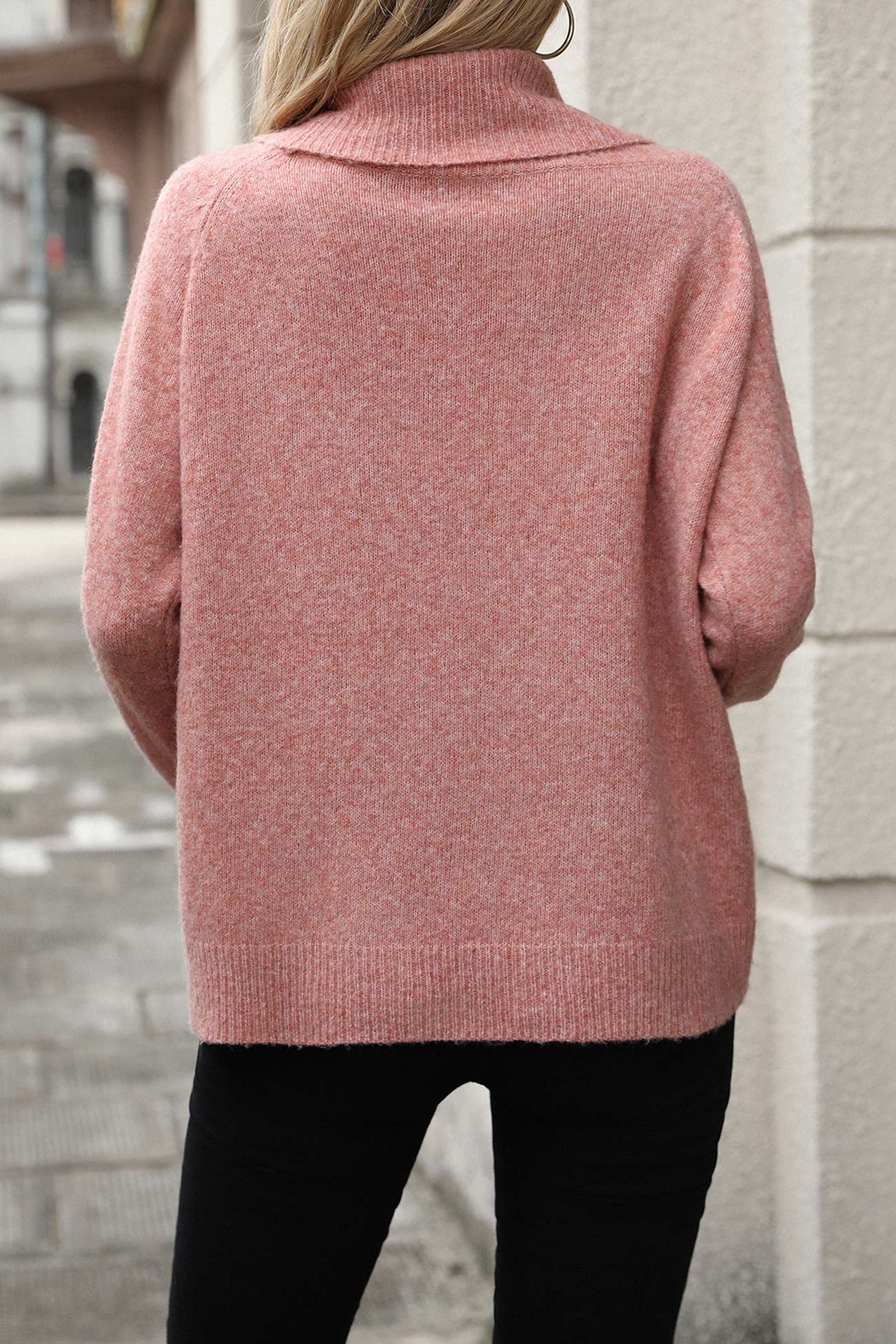 Zoé | Wasserfallkragen Pullover für Damen
