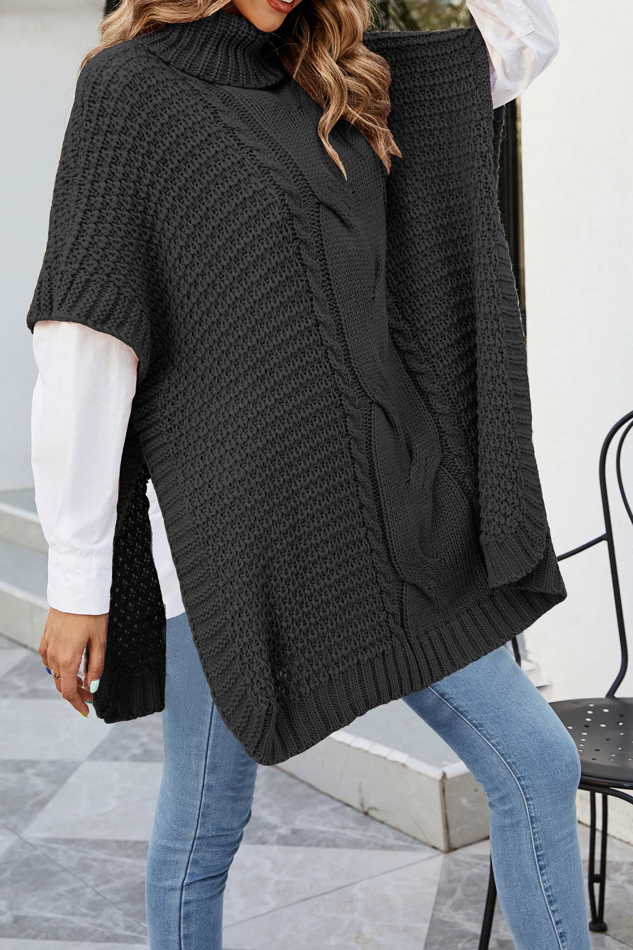 Irina | Zopfmuster Poncho