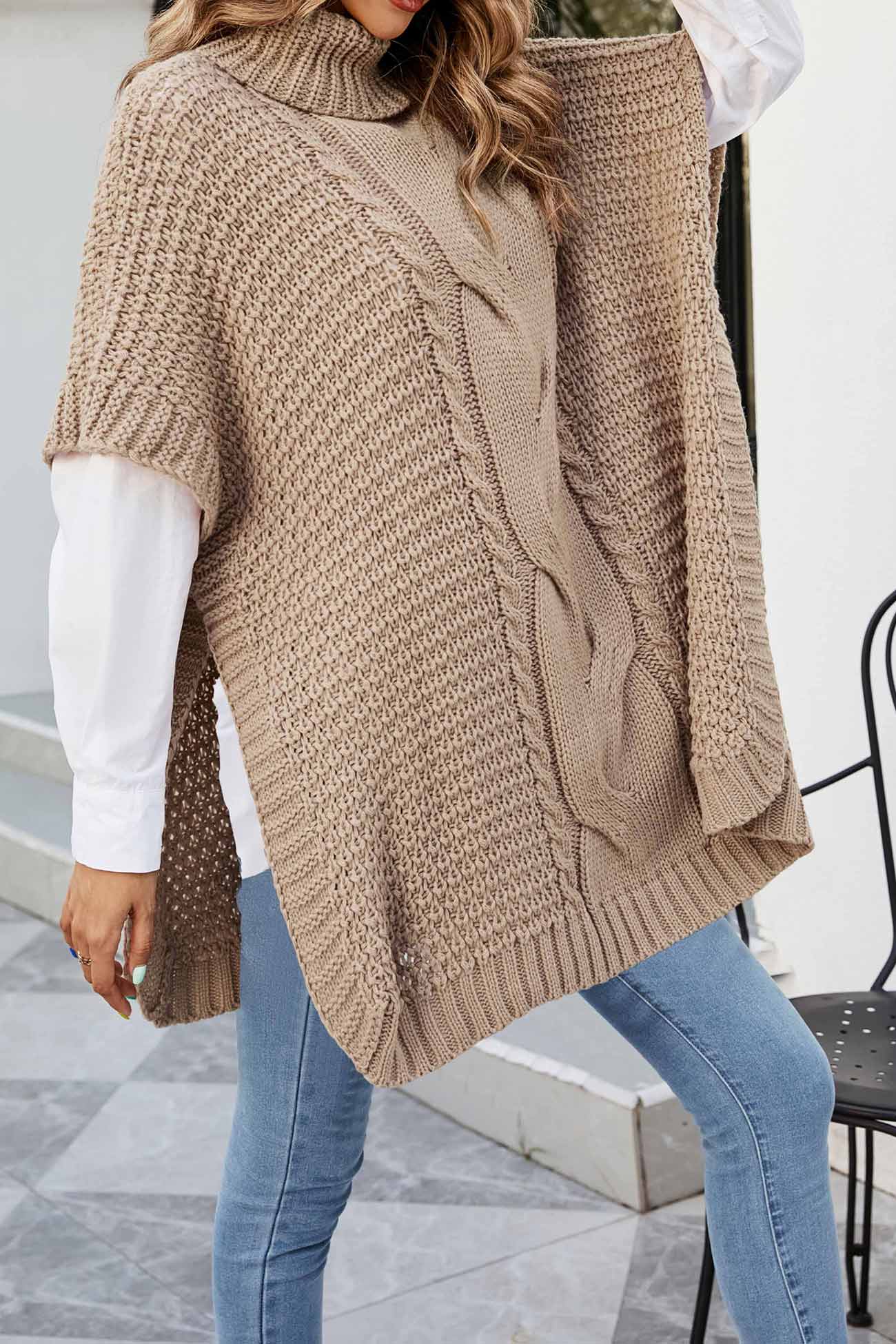 Irina | Zopfmuster Poncho