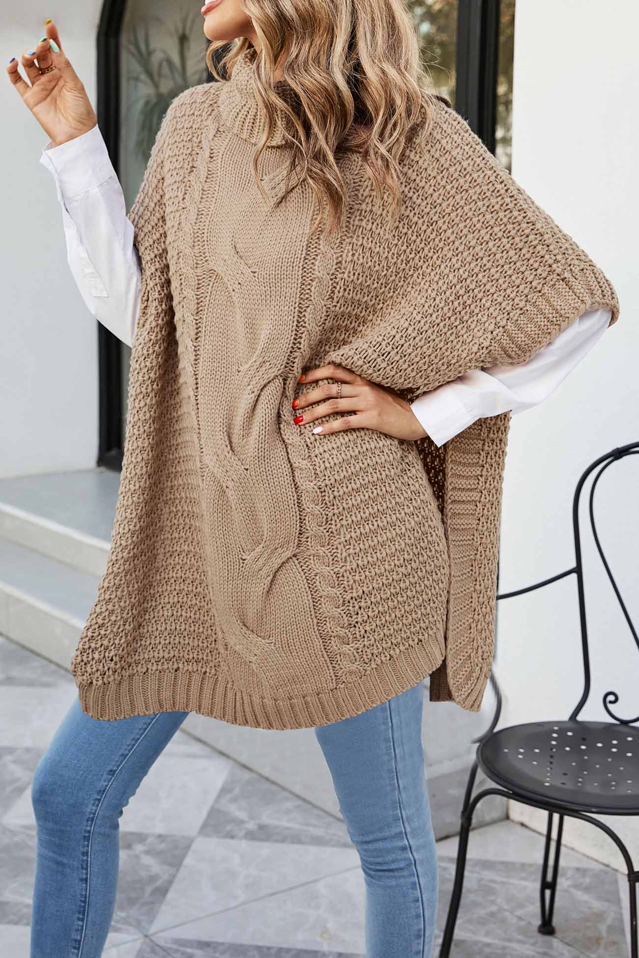 Irina | Zopfmuster Poncho