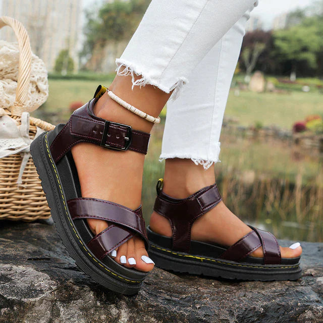 Ilsa | Damen Plateau Chunky Sandalen