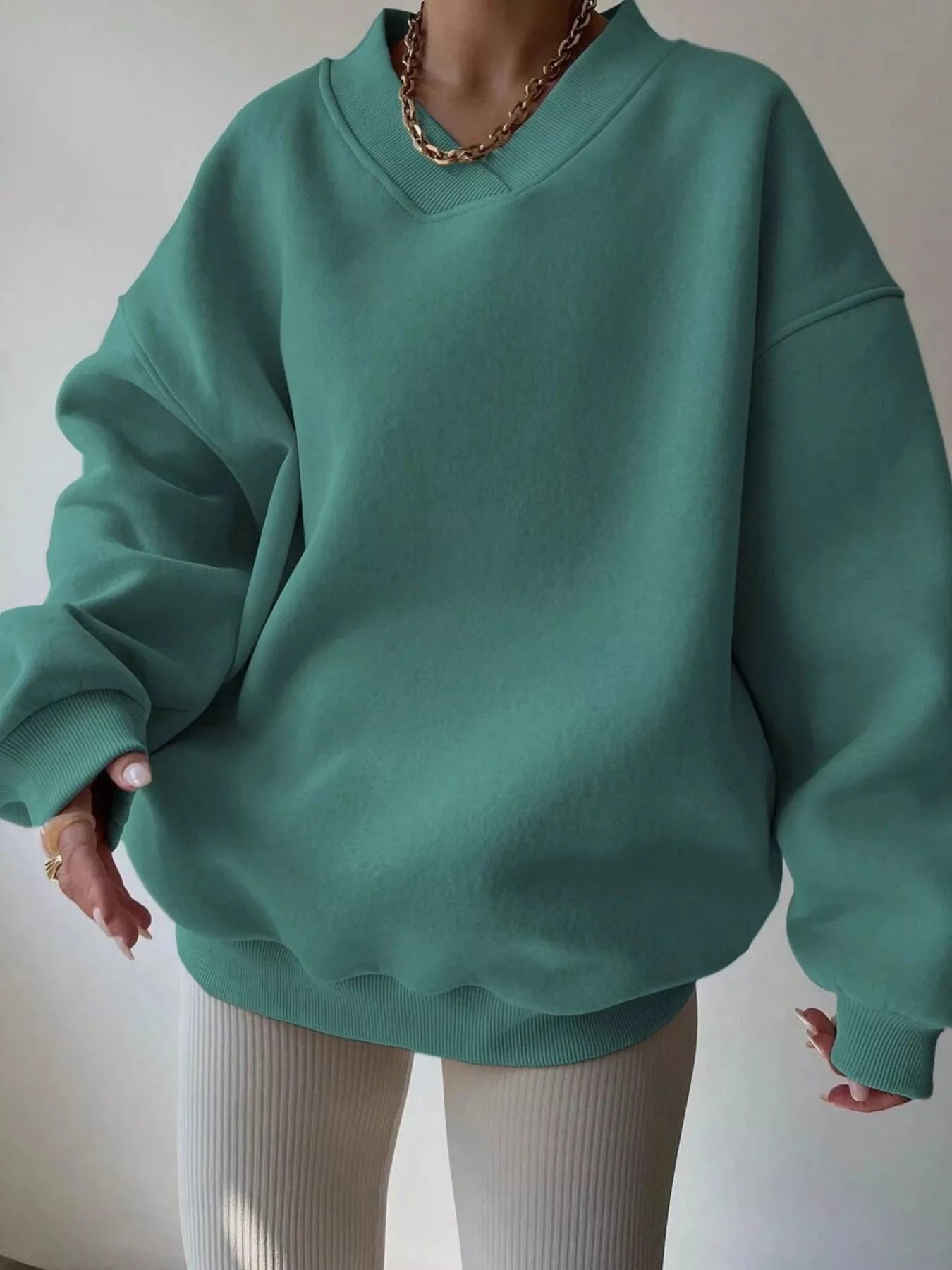 Senta | Winter Oversize V-Pullover