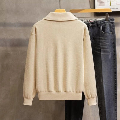 Axel | Langarm Polo-Shirt Pullover für Herren