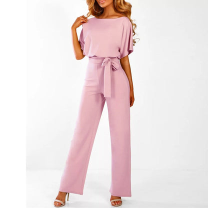 Clarissa | Eleganter strukturierter Damen Jumpsuit