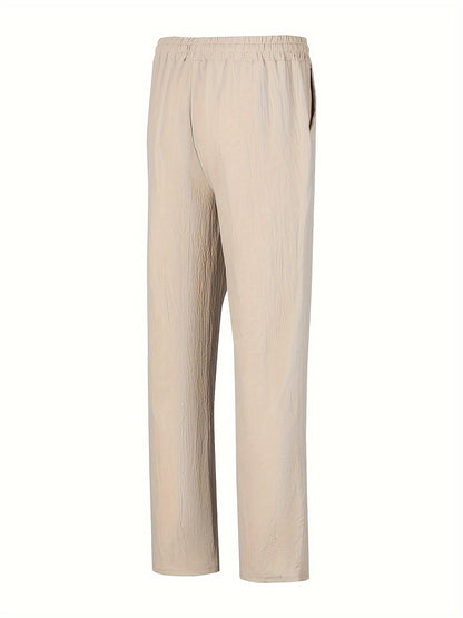 Andreas | Relaxed Fit Drawstring Pants für Männer - Bequeme, leichte Freizeitkleidung