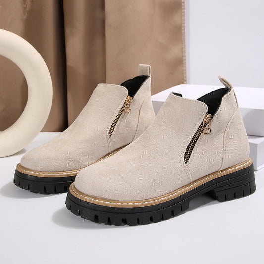 Alice | Elegante Minimalistische Knöchelhohe Stiefel für Damen