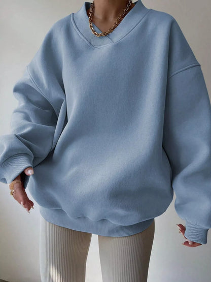 Senta | Winter Oversize V-Pullover