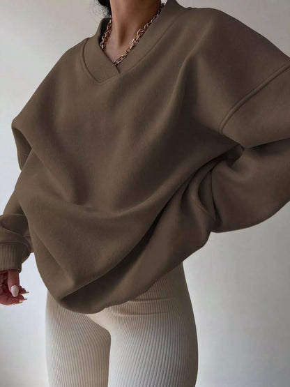 Senta | Winter Oversize V-Pullover