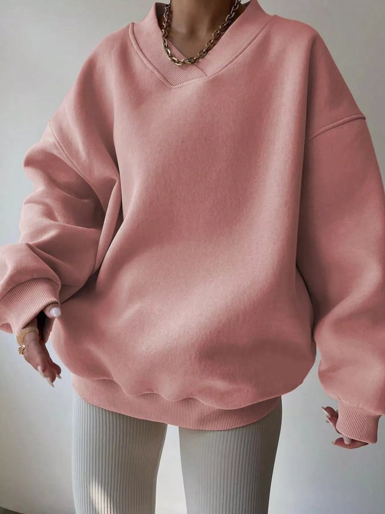 Senta | Winter Oversize V-Pullover