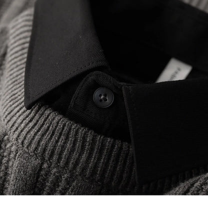 Hagen | Herren Strickpullover mit Kragen