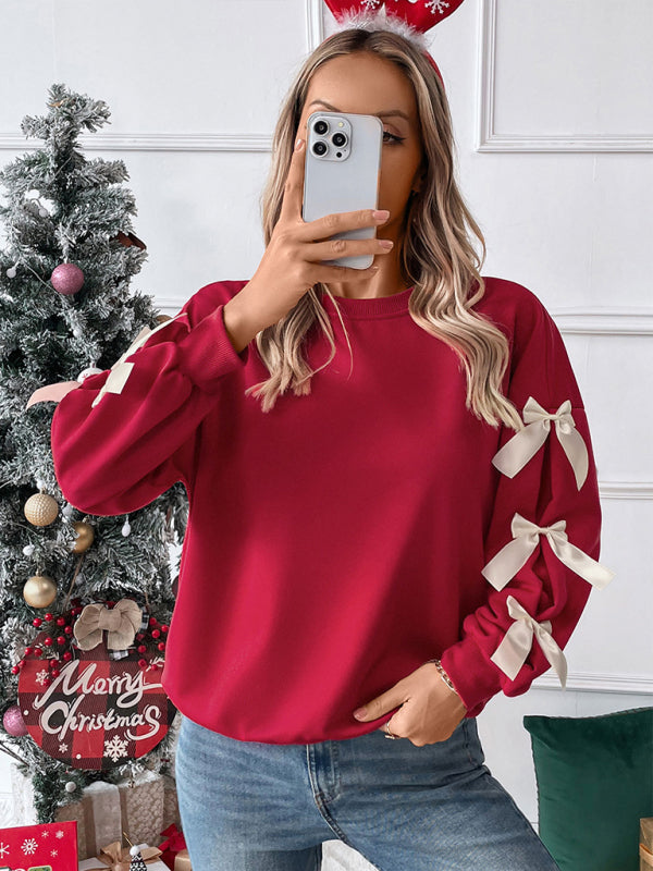 Jessica | Weihnachts-Rundhals Pullover für Damen