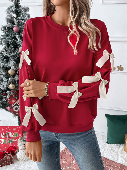 Jessica | Weihnachts-Rundhals Pullover für Damen