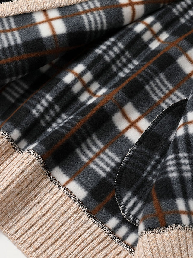 Herbert | Herren Strickjacke mit Stehkragen und Reißverschluss