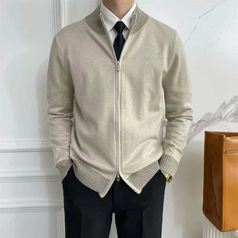 Saint | Smart Casual Strickjacke mit Reißverschluss