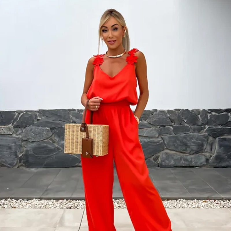 Valentina | Geblümter Jumpsuit mit elegantem Design