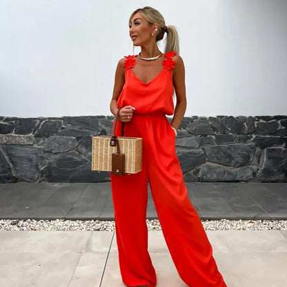 Valentina | Geblümter Jumpsuit mit elegantem Design