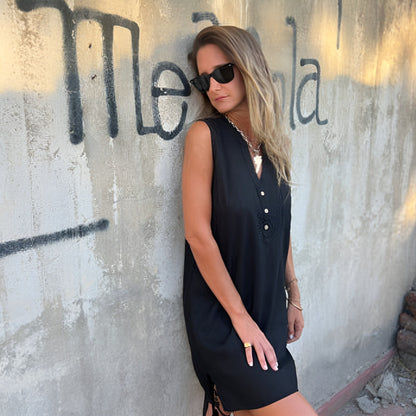 Sonja | Luftiges, leichtes, ärmelloses Kleid