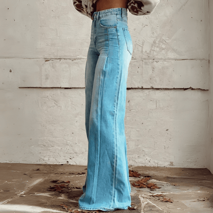 Mila | Vintage Jeans mit weitem Bein für Frauen
